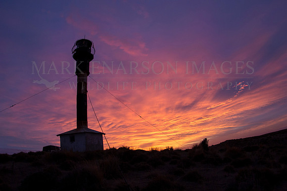 Lighthouse at Punta Norte, Argentina